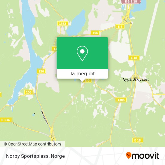 Norby Sportsplass kart