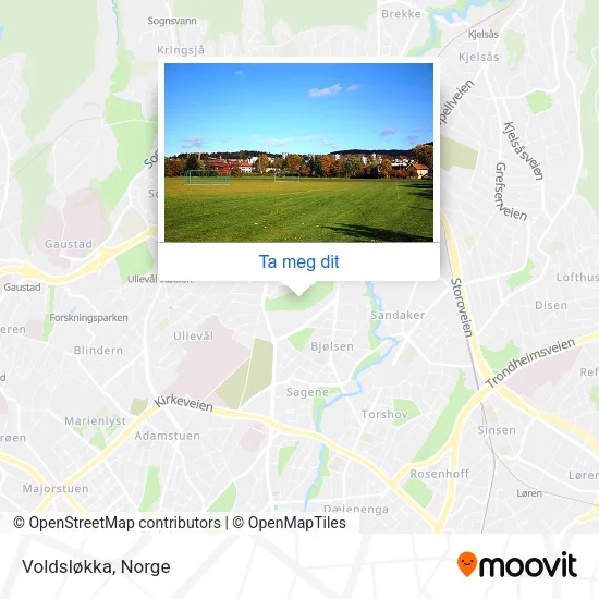 Voldsløkka kart
