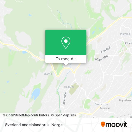 Øverland andelslandbruk kart