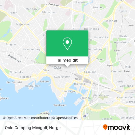 Oslo Camping Minigolf kart