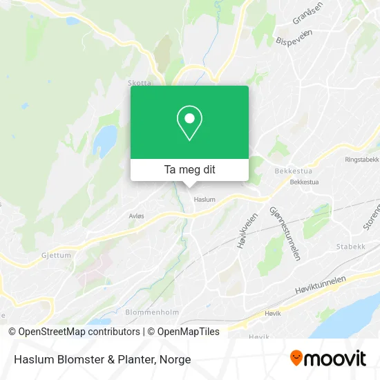 Haslum Blomster & Planter kart