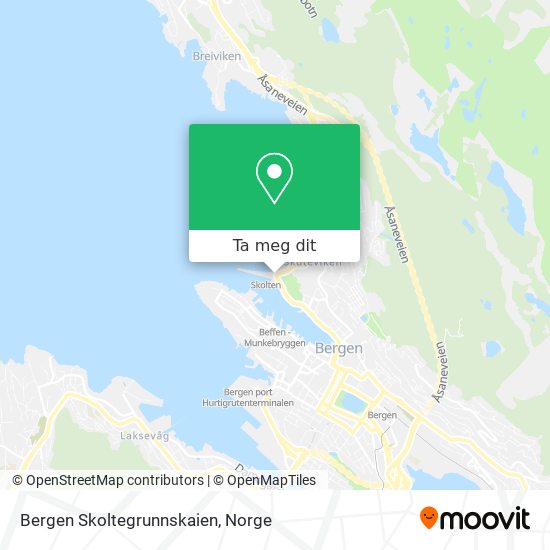 Bergen Skoltegrunnskaien kart