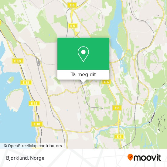 Bjørklund kart