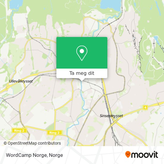 WordCamp Norge kart