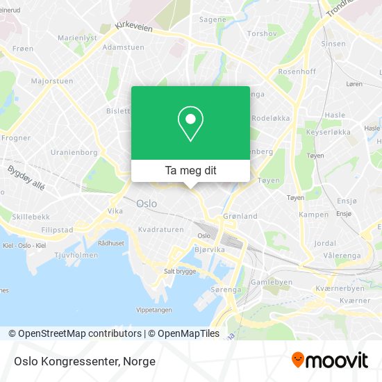 Oslo Kongressenter kart