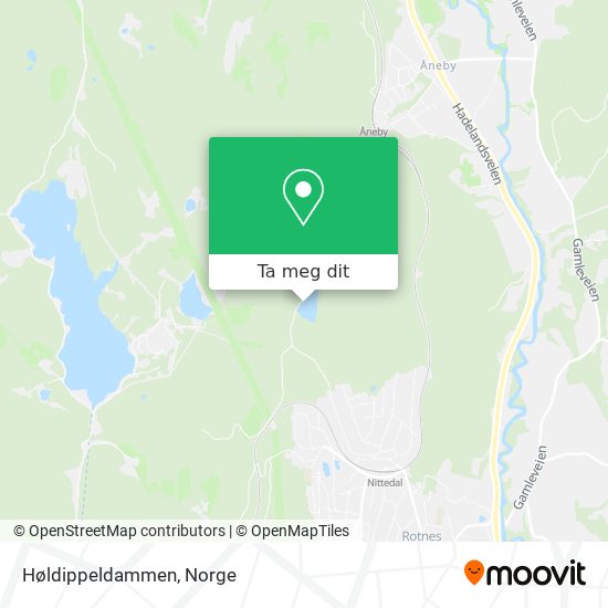 Høldippeldammen kart
