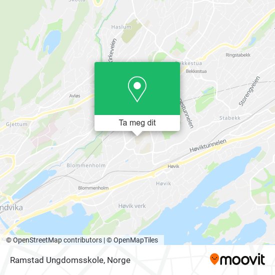 Ramstad Ungdomsskole kart