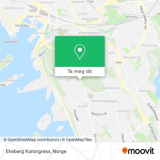Ekeberg Kunstgress kart