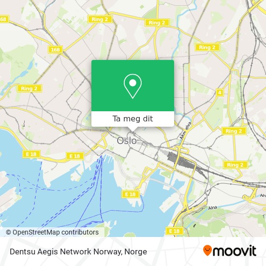 Dentsu Aegis Network Norway kart