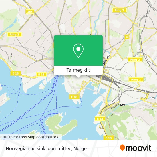 Norwegian helsinki committee kart