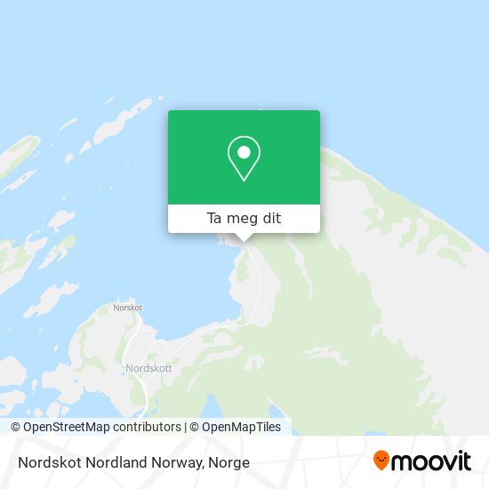 Nordskot Nordland Norway kart