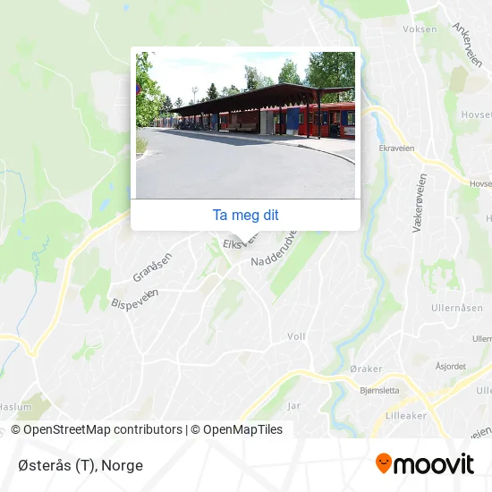 Østerås (T) kart