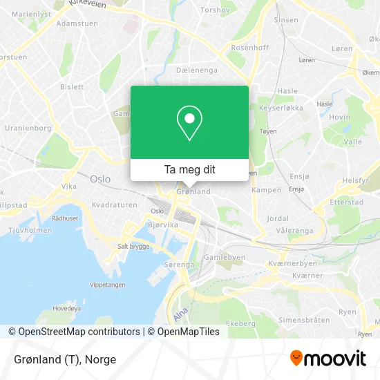 Grønland (T) kart
