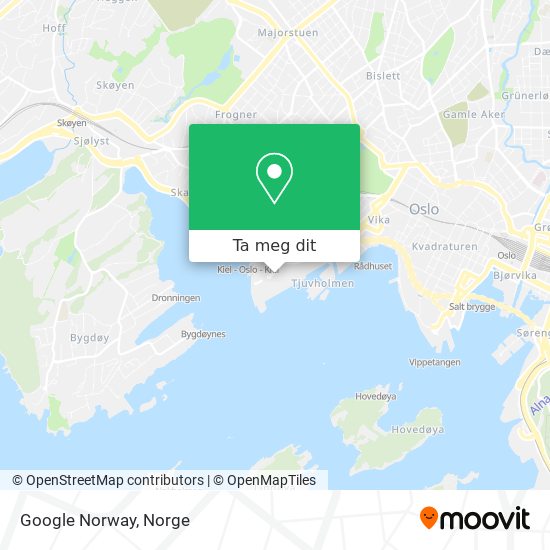 Google Norway kart