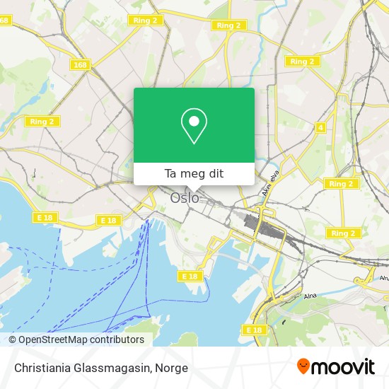 Christiania Glassmagasin kart