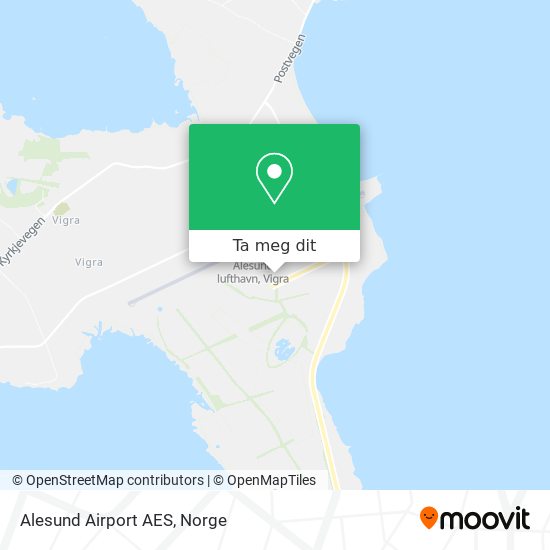 Alesund Airport AES kart