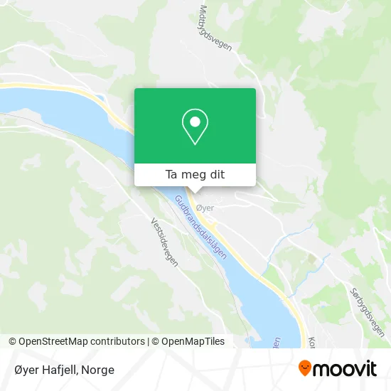Øyer Hafjell kart