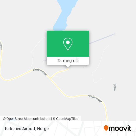 Kirkenes Airport kart