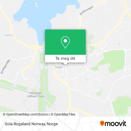 Sola Rogaland Norway kart