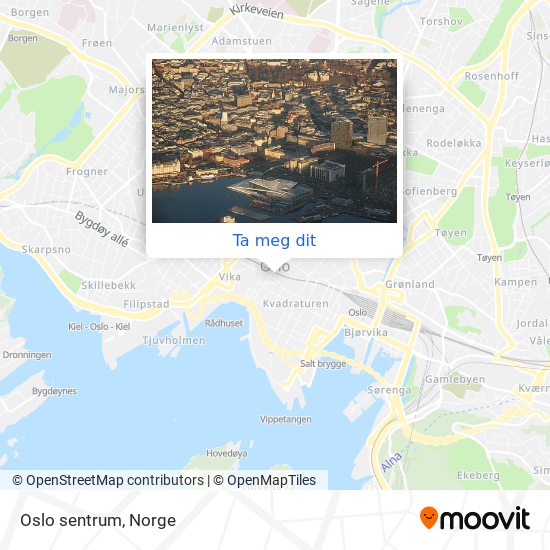 Oslo sentrum kart