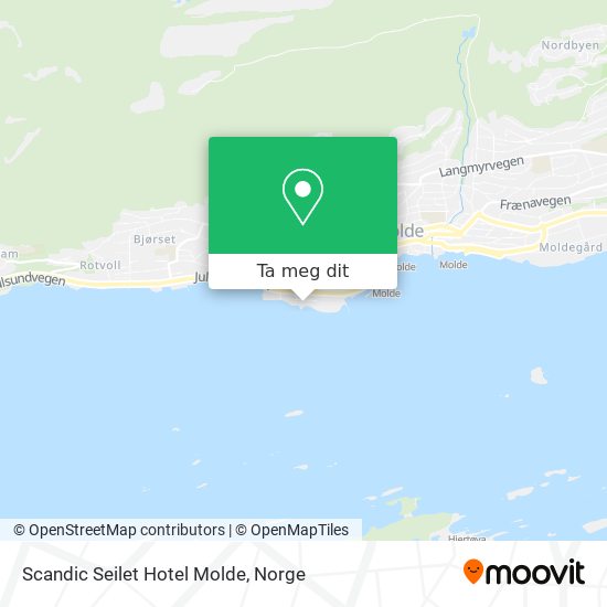 Scandic Seilet Hotel Molde kart