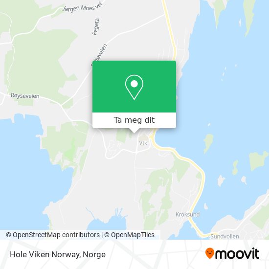 Hole Viken Norway kart