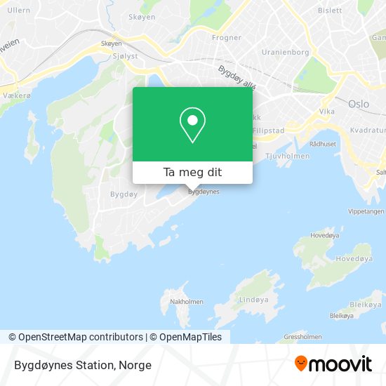 Bygdøynes Station kart