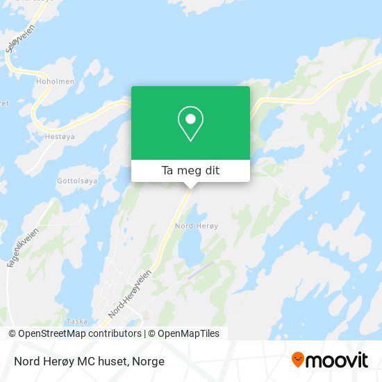 Nord Herøy MC huset kart