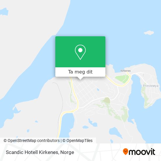 Scandic Hotell Kirkenes kart
