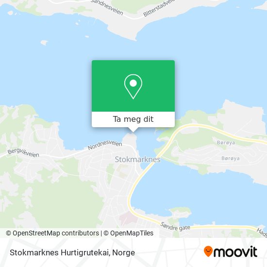 Stokmarknes Hurtigrutekai kart