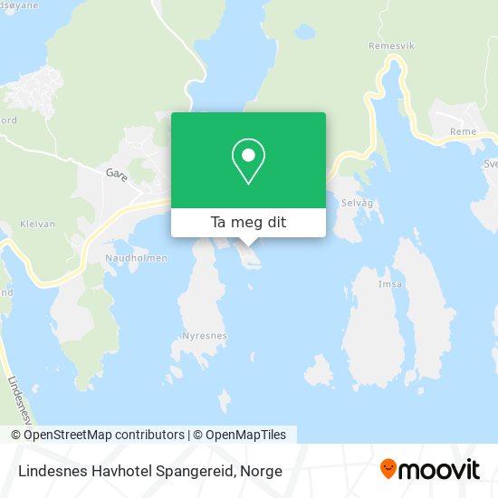 Lindesnes Havhotel Spangereid kart