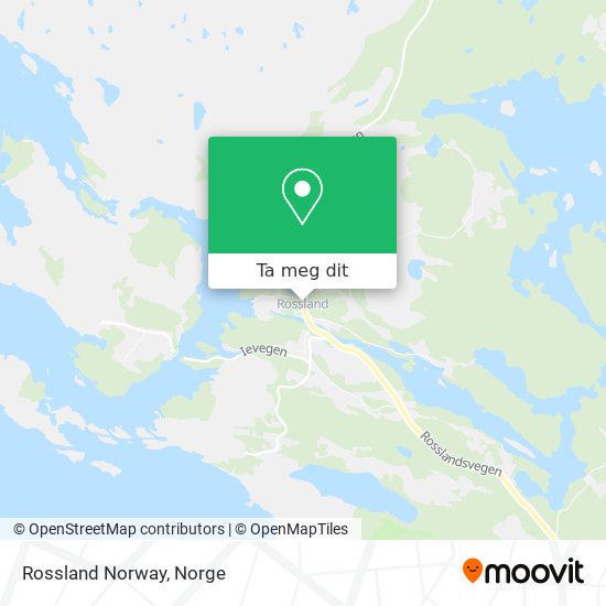 Rossland Norway kart