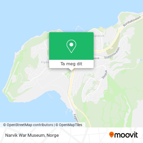 Narvik War Museum kart