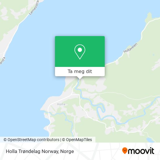 Holla Trøndelag Norway kart