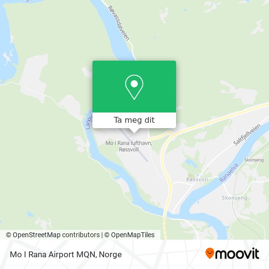 Mo I Rana Airport MQN kart