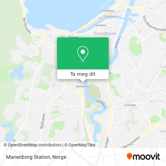 Marienborg Station kart
