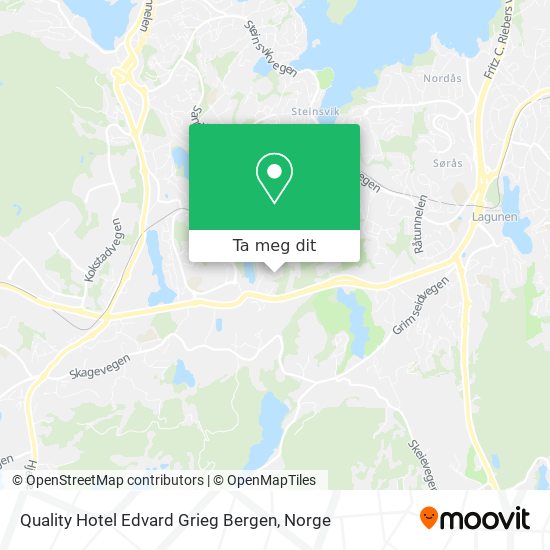 Quality Hotel Edvard Grieg Bergen kart