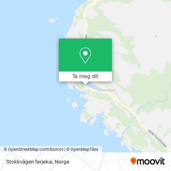 Stokkvågen ferjekai kart