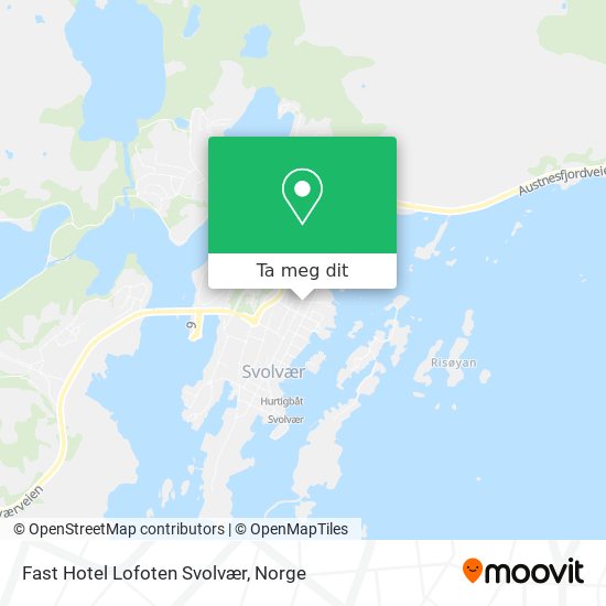 Fast Hotel Lofoten Svolvær kart