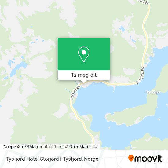 Tysfjord Hotel Storjord I Tysfjord kart