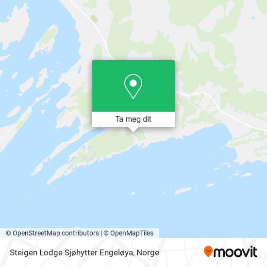 Steigen Lodge Sjøhytter Engeløya kart
