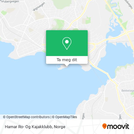 Hamar Ro- Og Kajakklubb kart