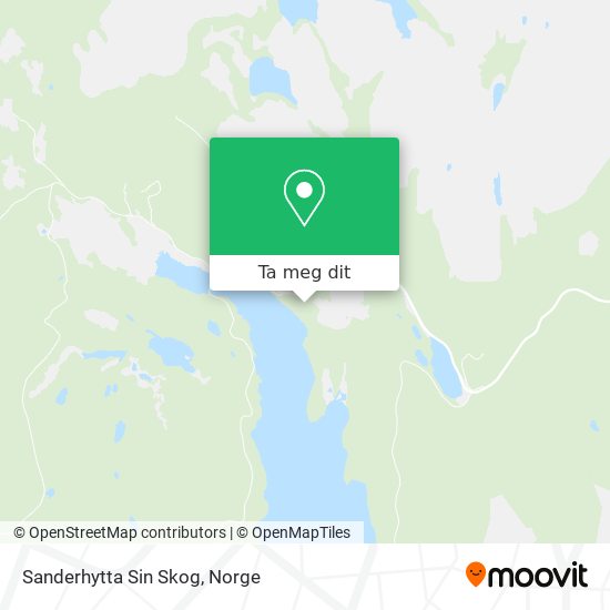 Sanderhytta Sin Skog kart
