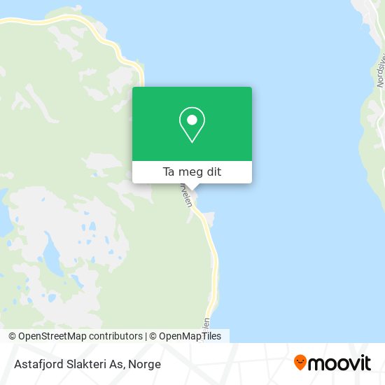Astafjord Slakteri As kart