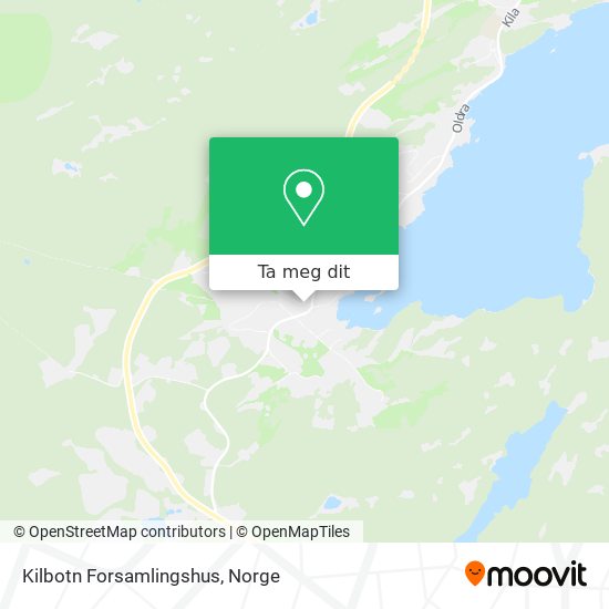 Kilbotn Forsamlingshus kart