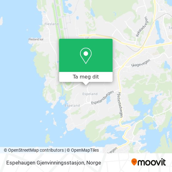 Espehaugen Gjenvinningsstasjon kart