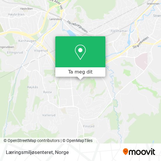 Læringsmiljøsenteret kart