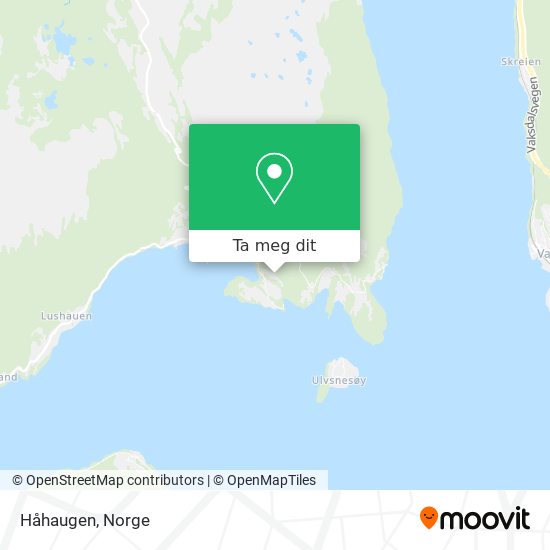 Håhaugen kart