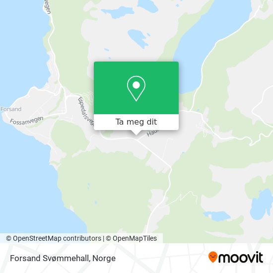 Forsand Svømmehall kart