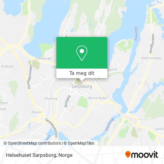 Helsehuset Sarpsborg kart